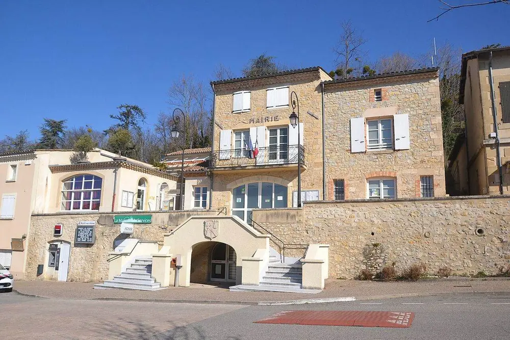 La mairie d'Allex et son escalier